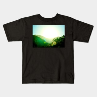 Palm Spring Sunset Kids T-Shirt